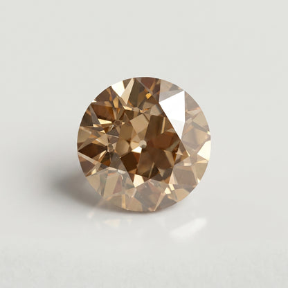 Champagne Old European Round Cut Diamond Loose