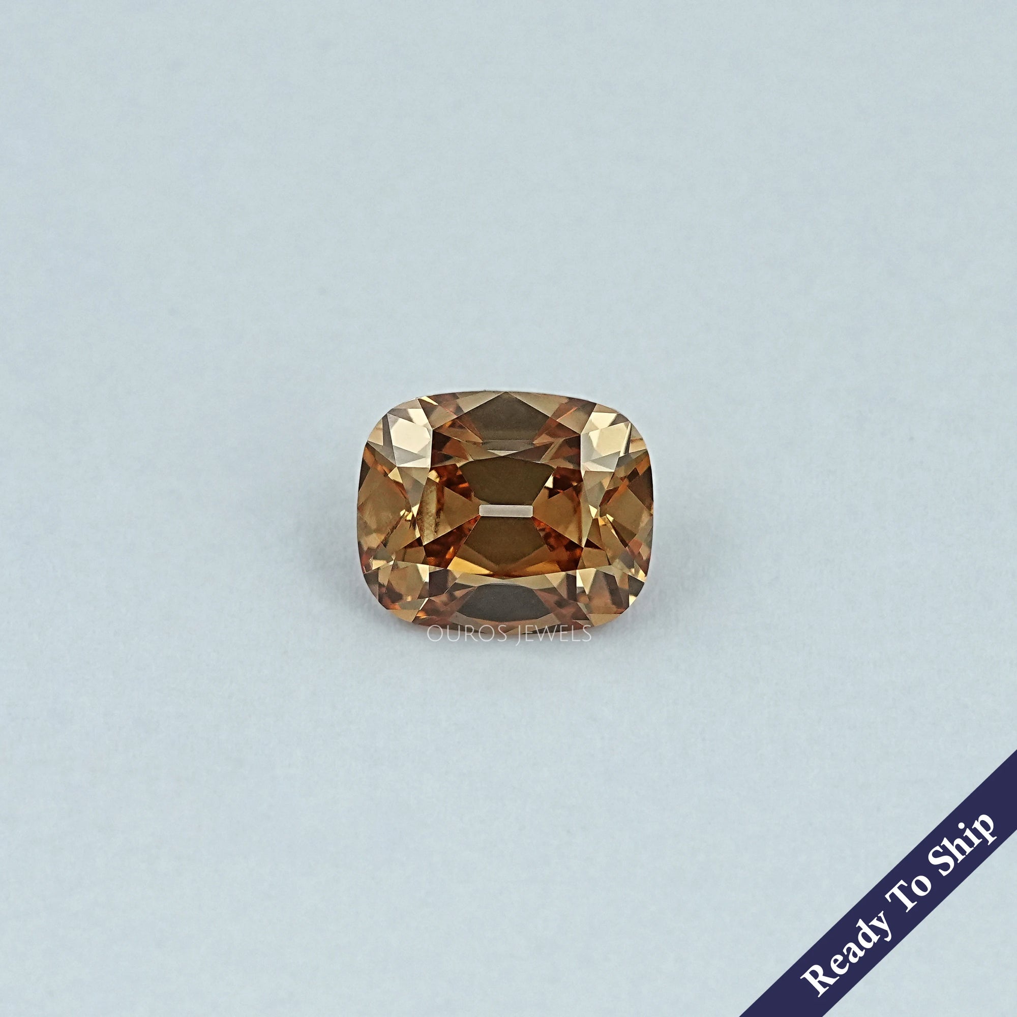 Old Mine Cushion Cut Champagne Loose Diamond Loose