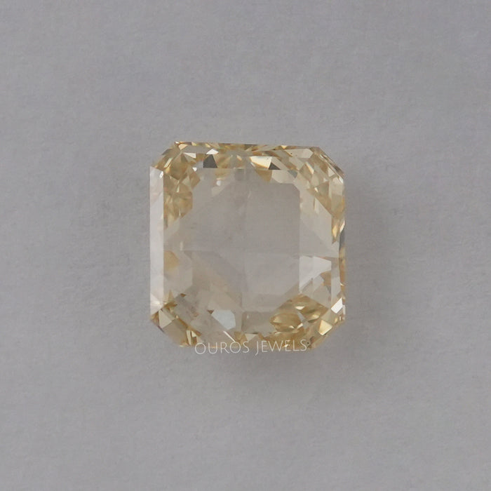 Rose Cut Yellow Square Radiant Cut Diamond