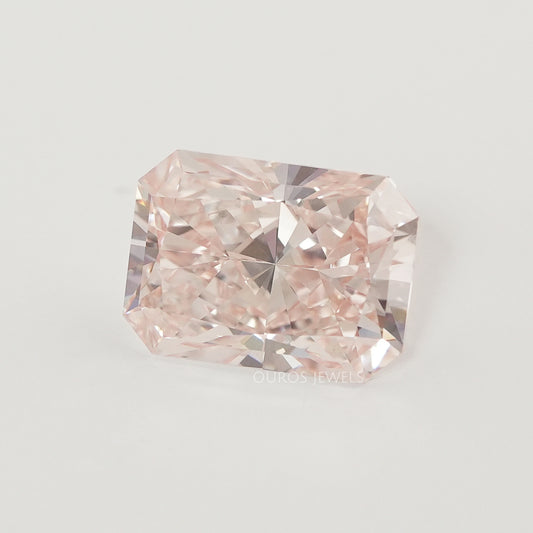 8.04 Carat Certified Radiant Cut Fancy Intense Pink Diamond