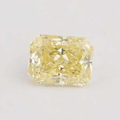 Fancy Yellow Radiant Cut Lab Created Diamond Loose