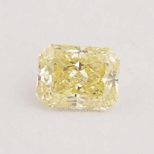 Fancy Yellow Radiant Cut Lab Created Diamond Loose