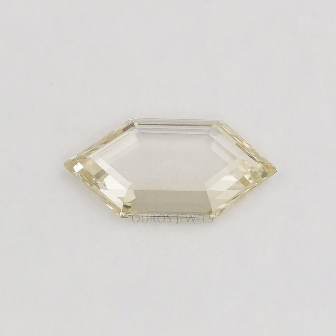 Fancy Yellow Portrait Hexagon Cut Lab Grown Diamond