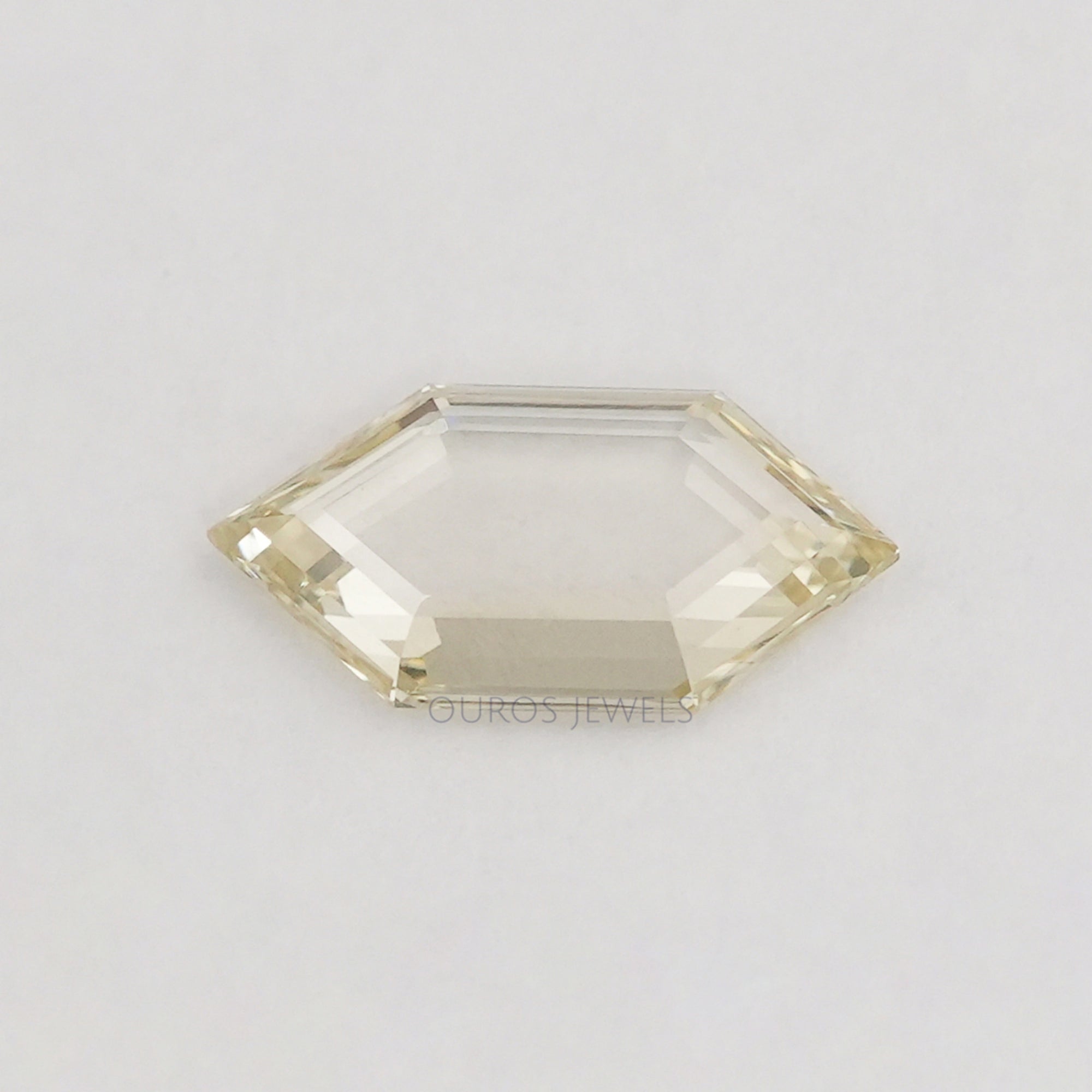 Fancy Yellow Portrait Hexagon Cut Lab Grown Diamond