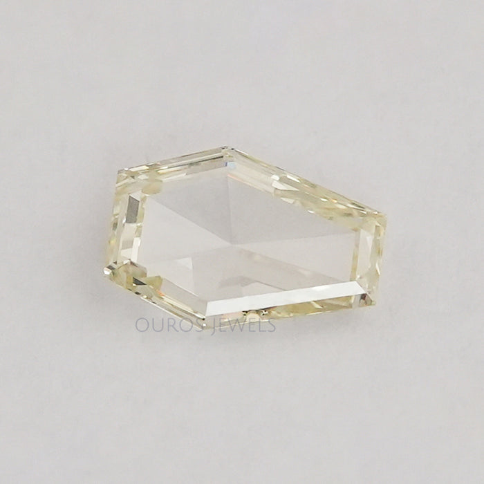 Yellow Calf's Head Portrait Cut Diamond IGI Certified