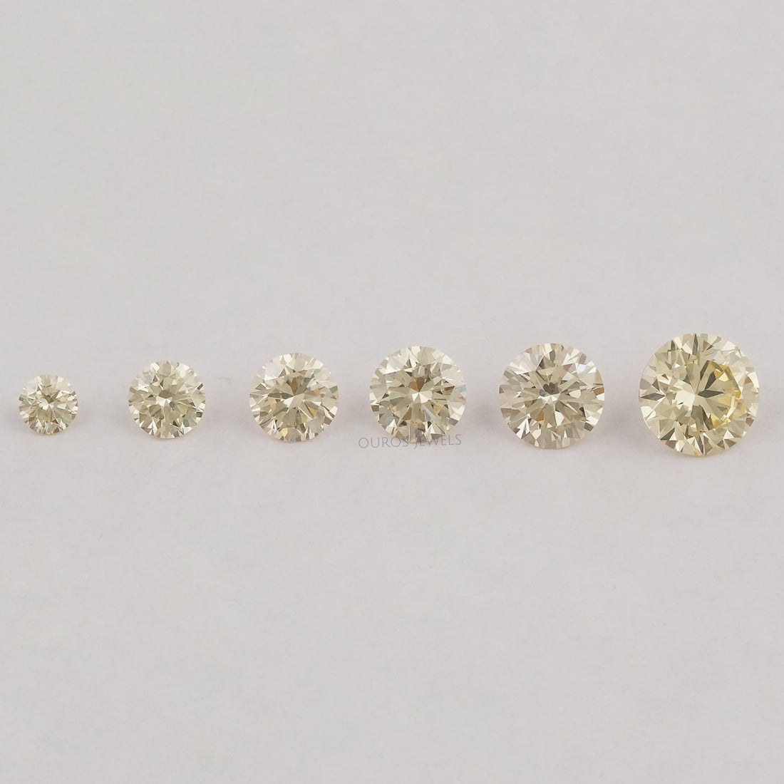 Brilliant Fancy Round Yellow Lab Diamonds Loose