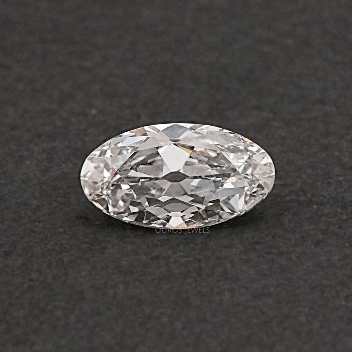 Antique Moval Cut Lab Created Diamond