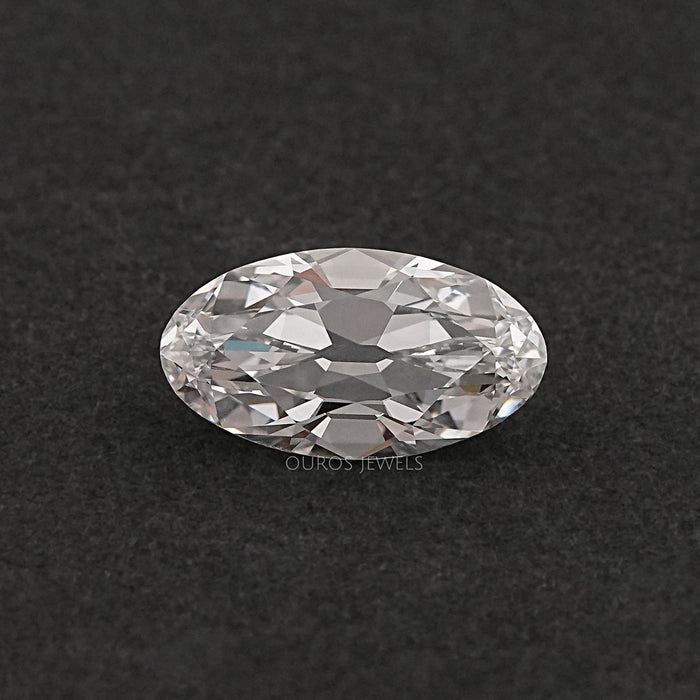 Old Style Moval Cut Lab Grown Diamond