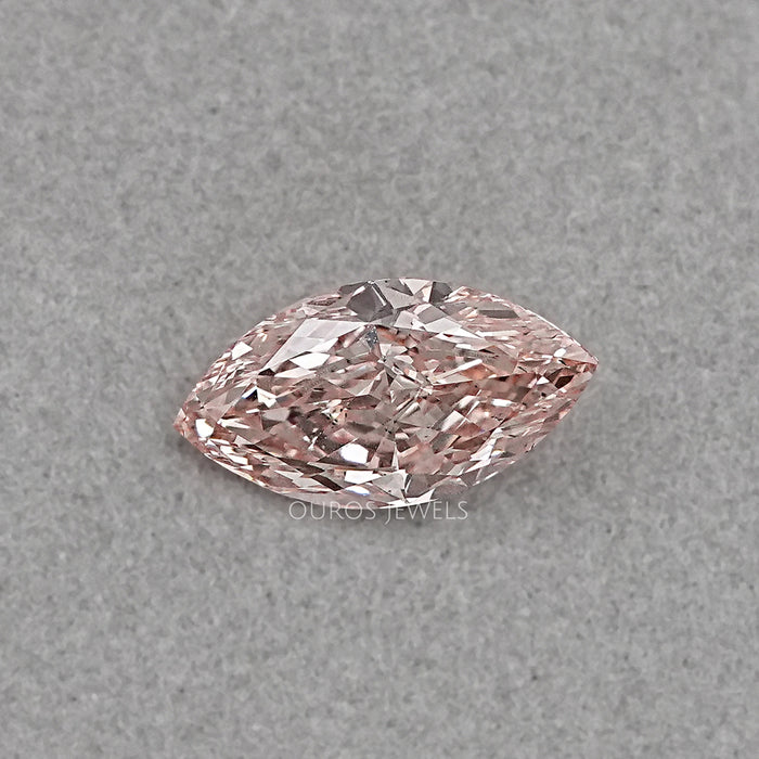 Marquise Cut Vivid Pink Lab Grown Diamond