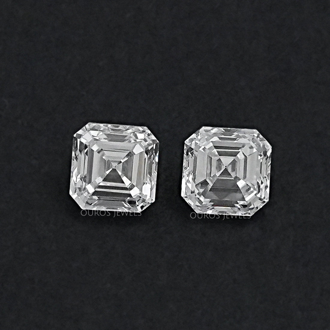 Asscher Cut Loose Lab Diamond Pair Loose