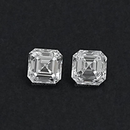Asscher Cut Loose Lab Diamond Pair Loose