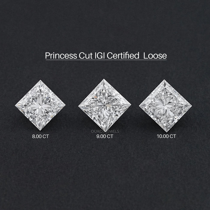 Princess Cut Lab Made Loose Diamond