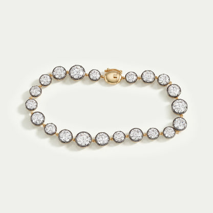 Vintage Old European Round Diamond Bracelet