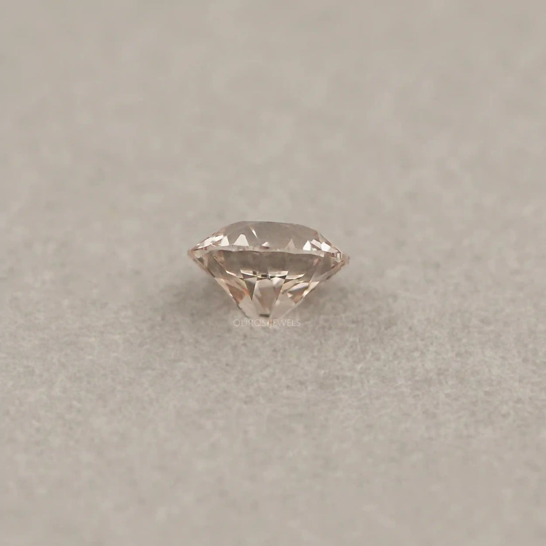 Flower Pattern Old European Round Cut Loose Diamond