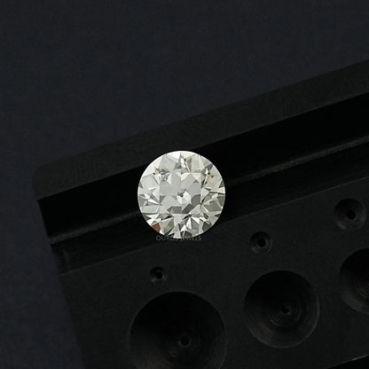 Flower Pattern Old European Round Cut Loose Loose