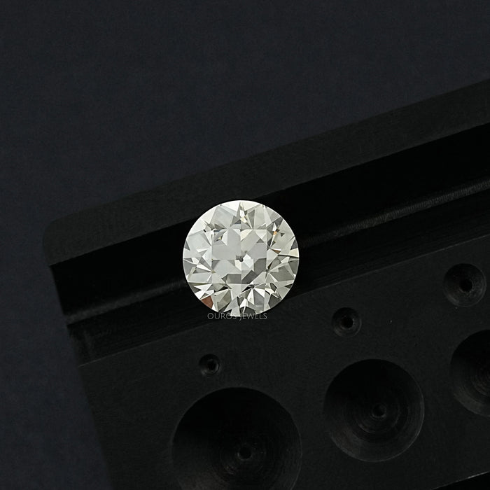 Flower Pattern Old European Round Cut Loose - JK