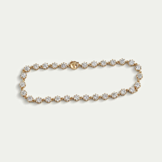 Vintage Old European Round Diamond Bracelet