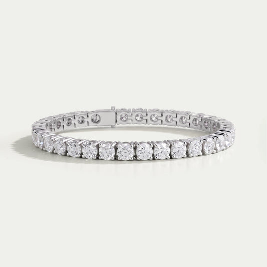 Old European Cut Round Diamond Tennis Bracelet