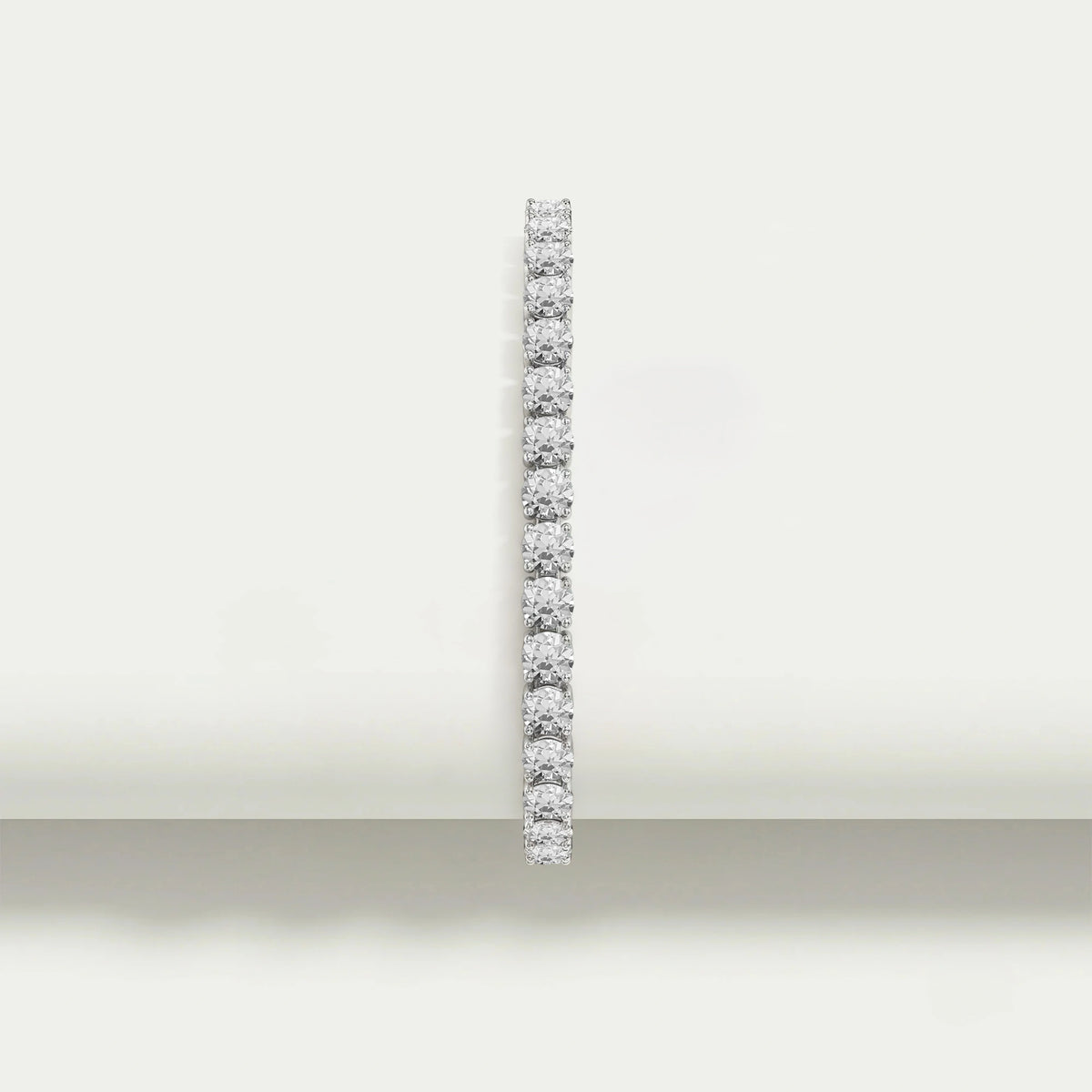 Old European Round Cut Lab Diamond Tennis Bracelet