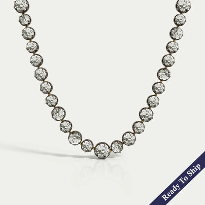Dual Oval Lab Grown Diamond Toi Et Moi Pendant Necklace 