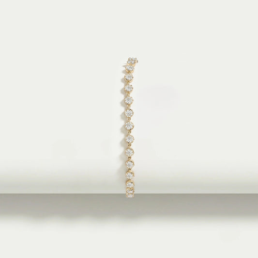 Vintage Old European Round Diamond Bracelet
