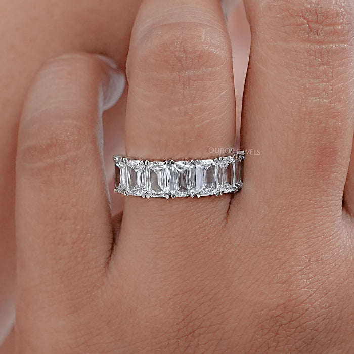 7 Stone Criss Cut Wedding Band