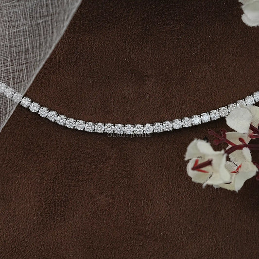 Round Cut Lab Grown Diamond Stunning Necklace Necklaces