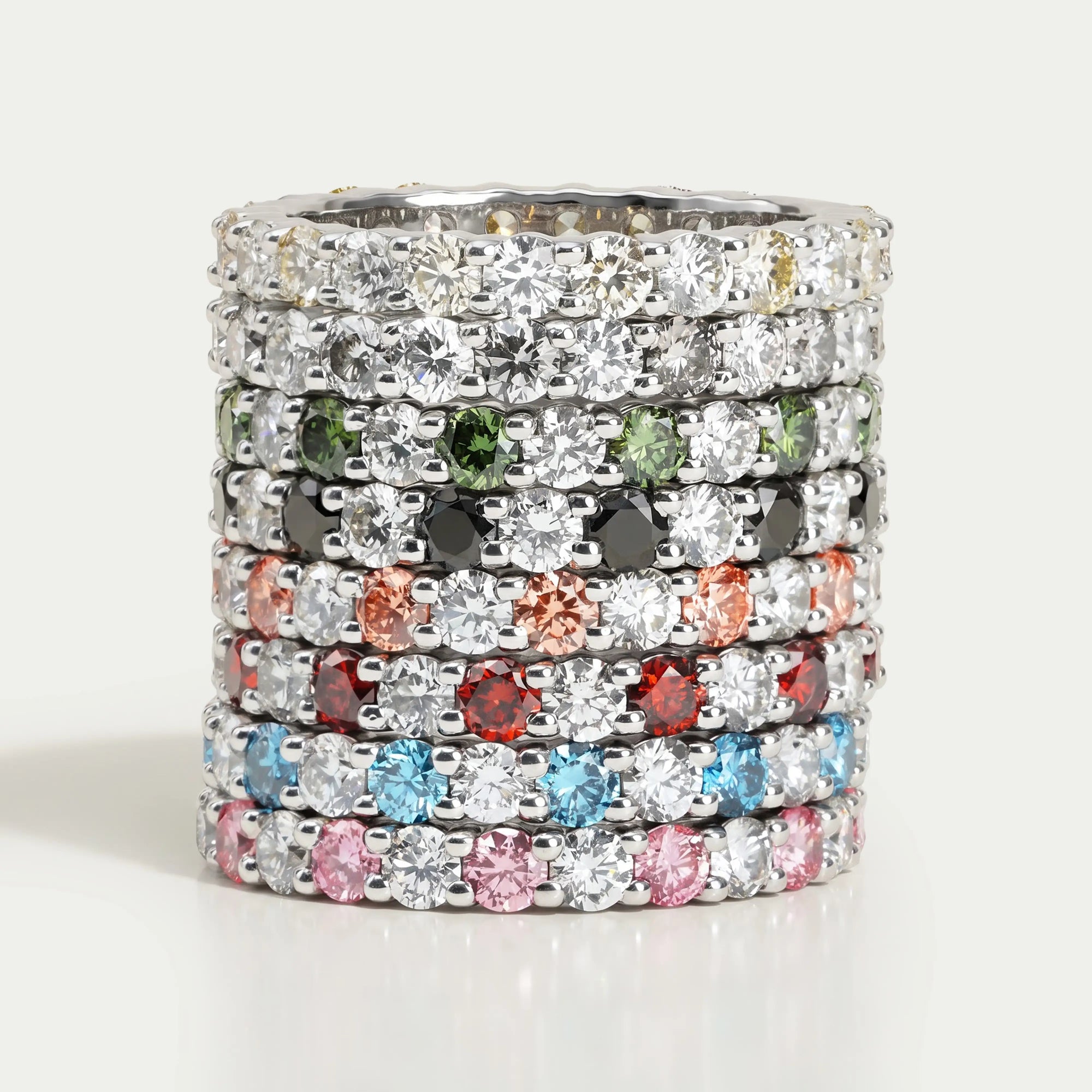 Eternity Ring with Round Diamond Bands
