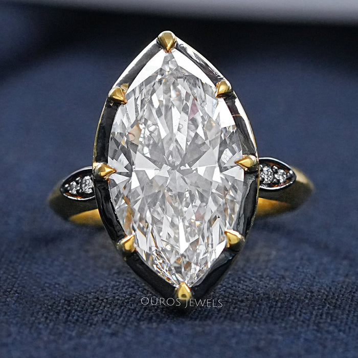 Meryl Streep Golden Globes Awards - Marquise Diamond Ring 