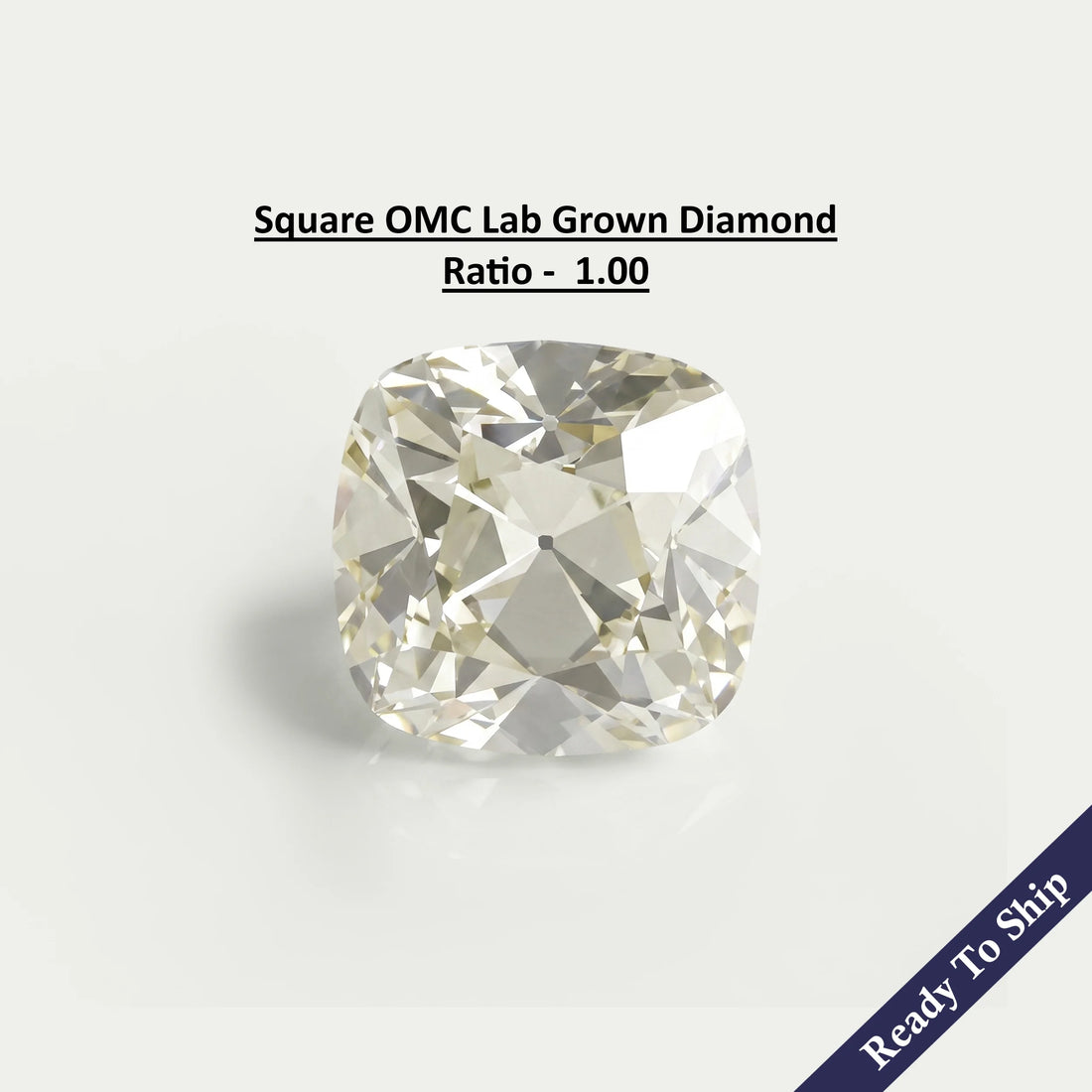 Square Old Mine Cushion Lab Grown Loose Diamond Loose
