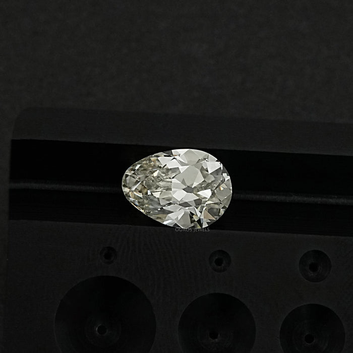 Old Mine Pear Shaped Lab Grown Diamond