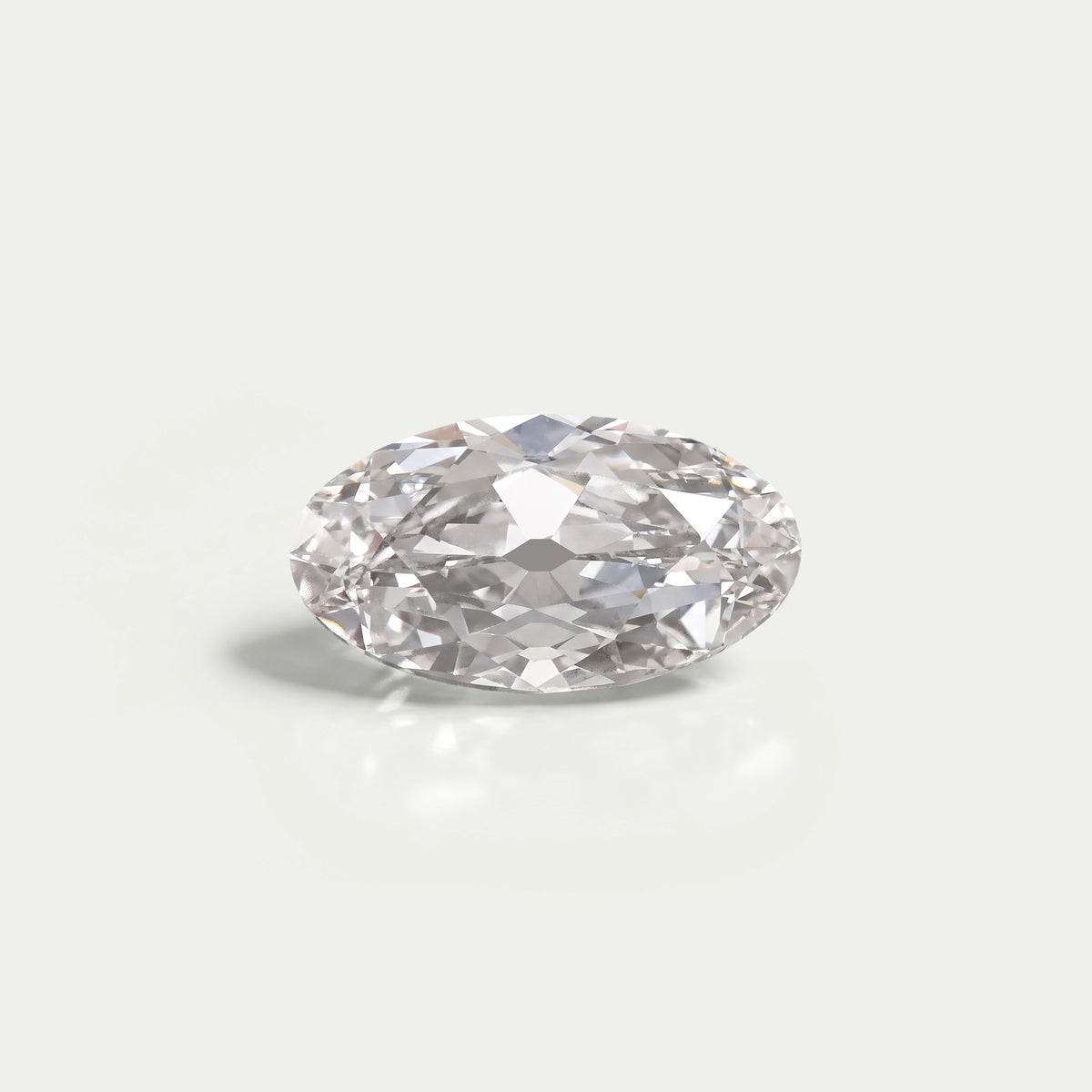 Moval Shape Lab Diamond - Old Mine Cut Loose