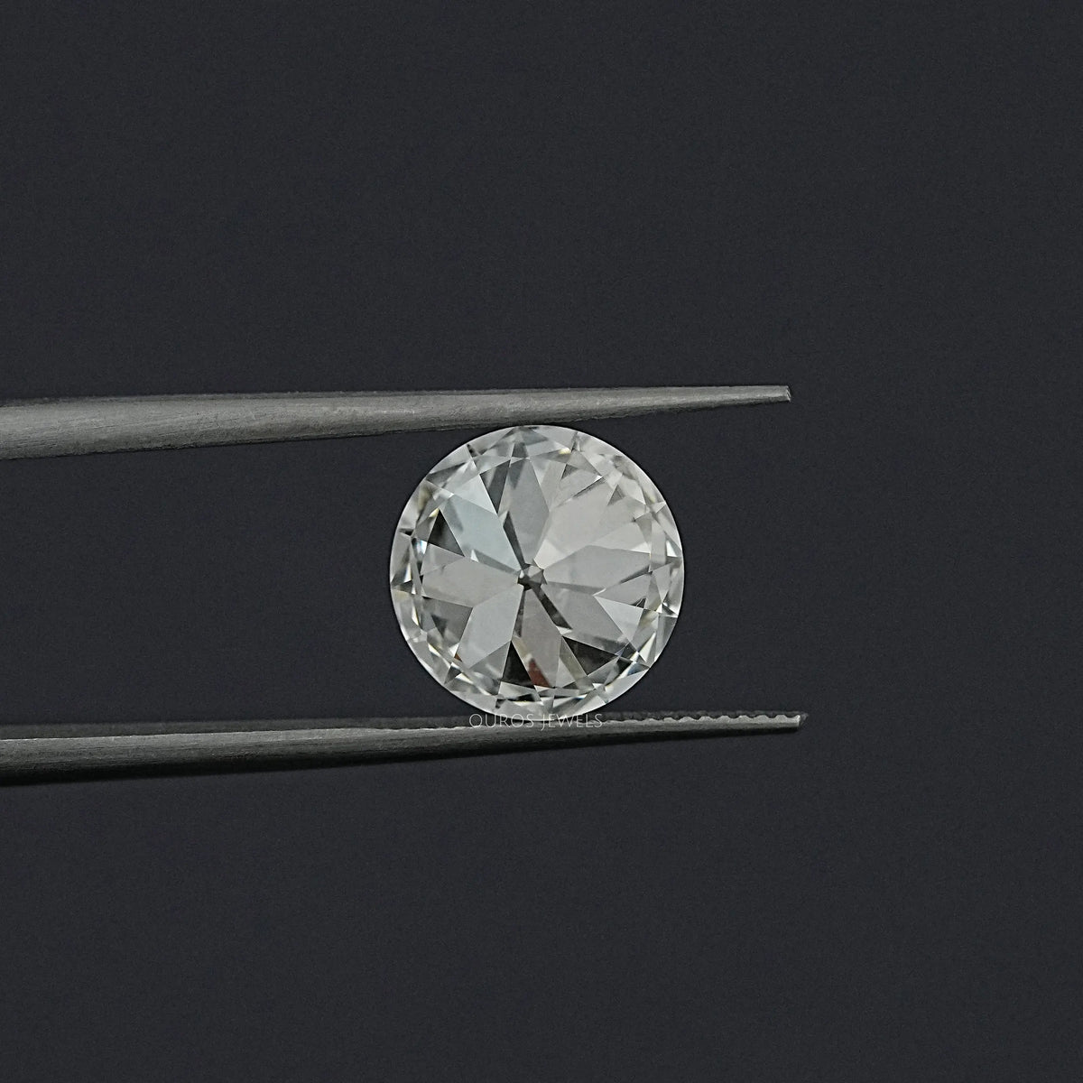 Flower Pattern Old European Round Cut Loose Diamond Loose