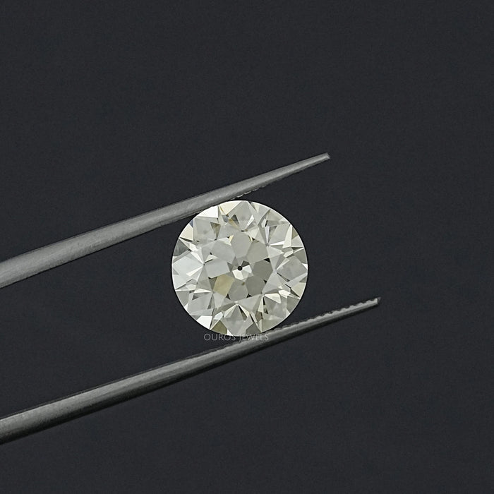 Flower Pattern Old European Round Cut Loose - JK