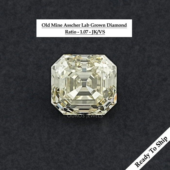 Old Mine Asscher Cut Loose Diamond - JK