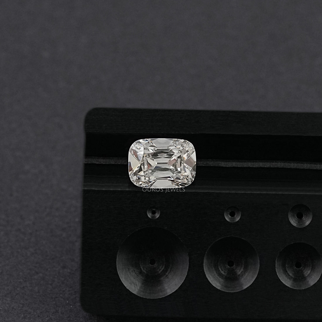Certified Old Mine Cushion Cut Lab Diamond Loose