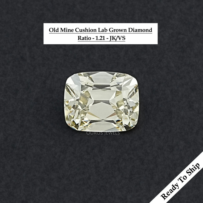 3.50 CT Loose Old Mine Cushion Lab Diamond - JK
