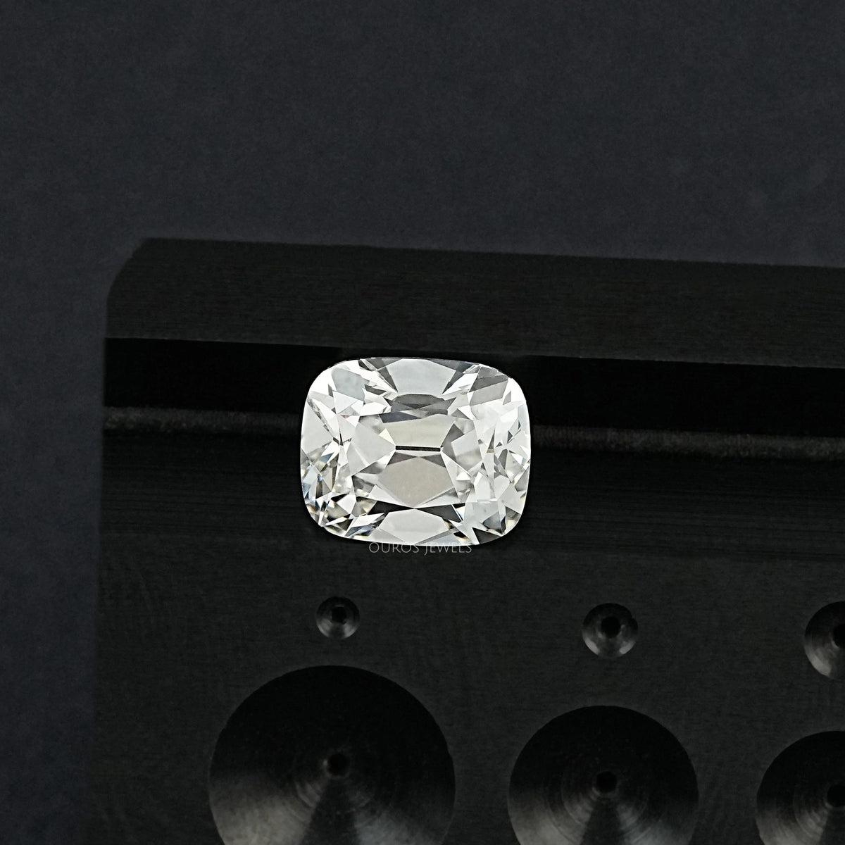 3.40 CT Lab Grown Old Mine Cushion Cut Diamond Loose