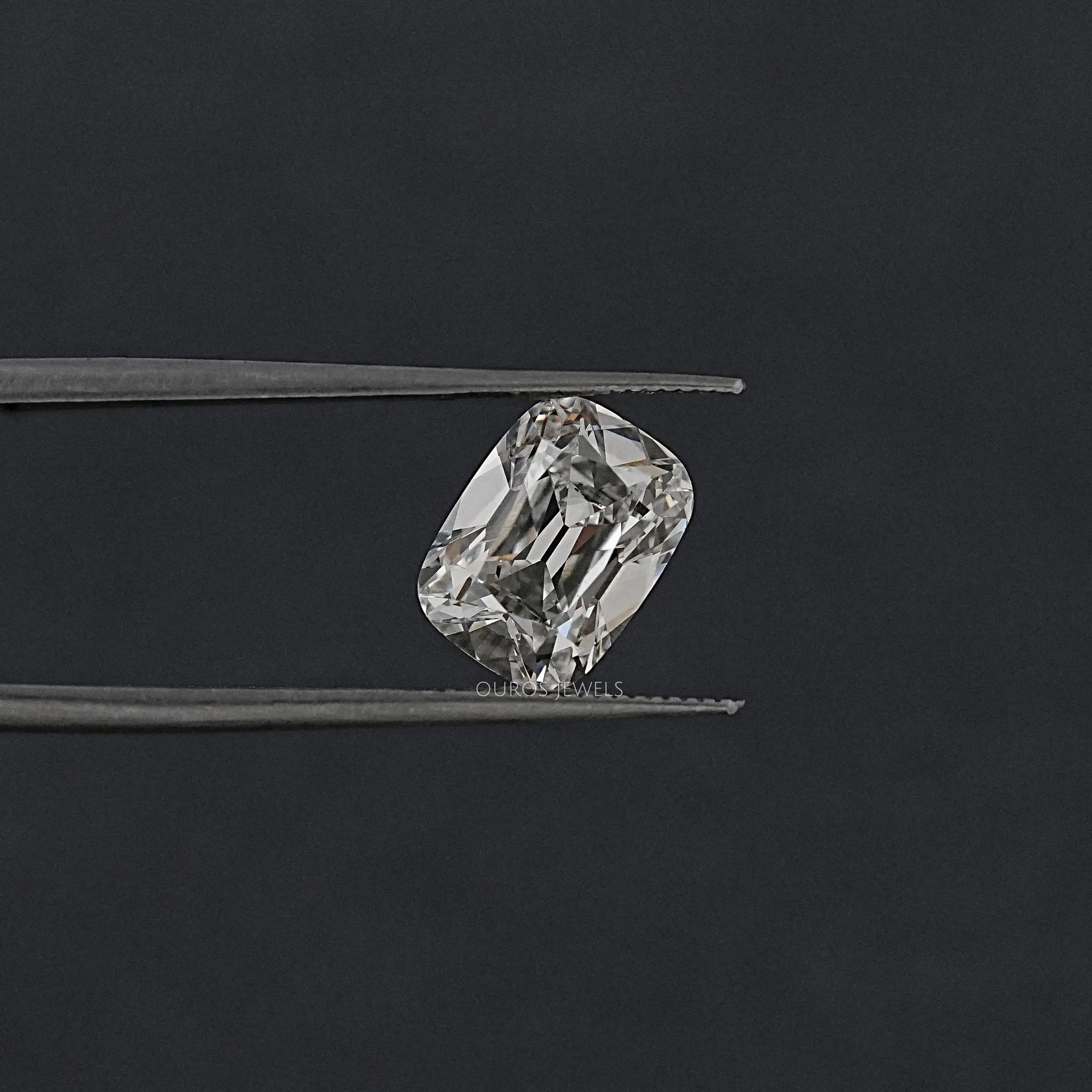 Certified Old Mine Cushion Cut Lab Diamond Loose