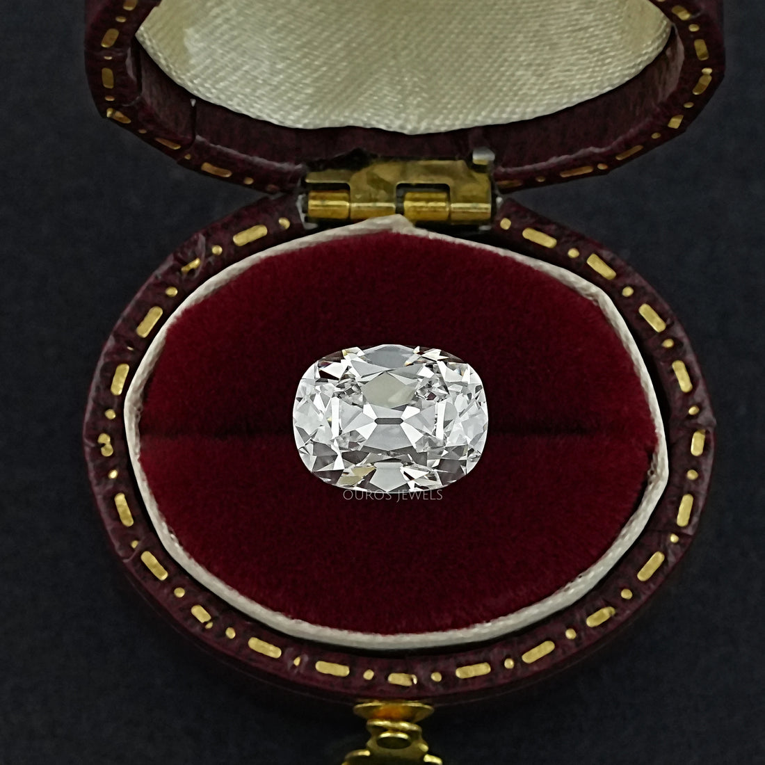 Antique Old Mine Cushion Cut Lab Diamond Loose Loose