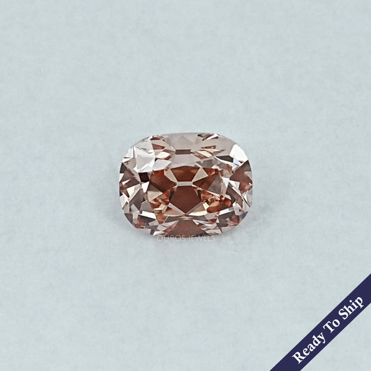 2.04 CT Old Mine Cushion Lab Champagne Loose Loose