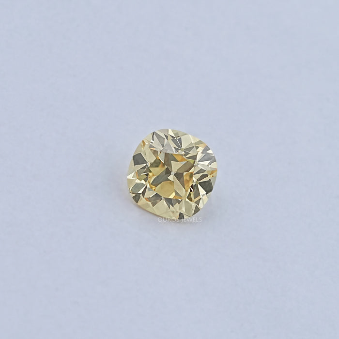 Yellow Old Mine Cushion Cut Loose Lab Diamond