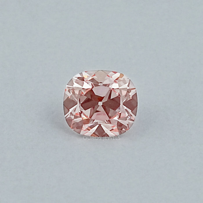 Vivid Pink Old Mine Cushion Lab Grown Diamond