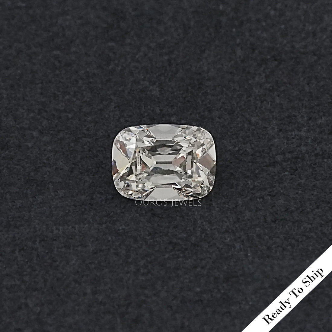 Certified Old Mine Cushion Cut Lab Diamond Loose
