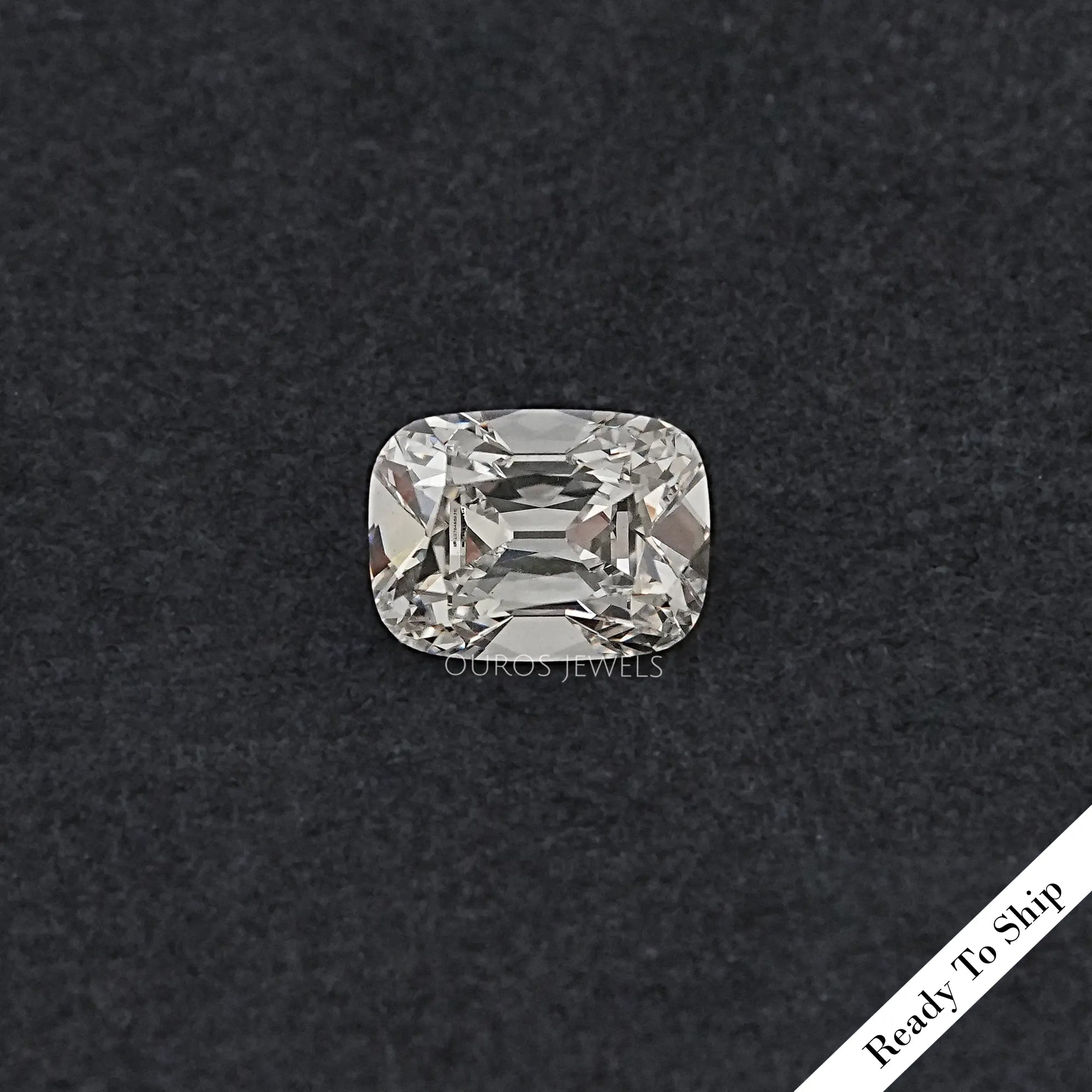 Certified Old Mine Cushion Cut Lab Diamond Loose