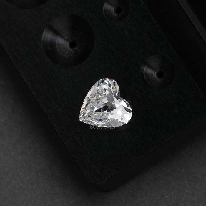 5.00 Carat Old Mine Heart Cut Lab Grown Diamond  - Ready To Ship