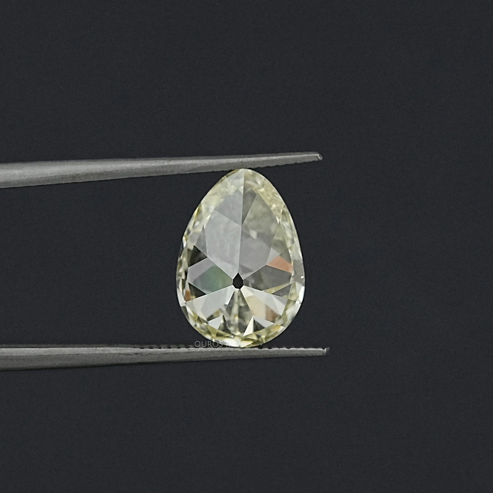 Old Mine Pear Cut Lab Grown Diamond Loose