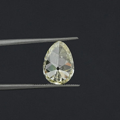 Old Mine Pear Cut Lab Grown Diamond Loose