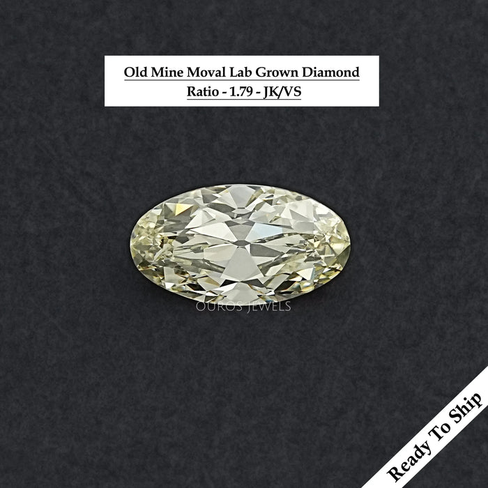 3.40 CT Old Mine Moval Cut Loose Diamond - JK