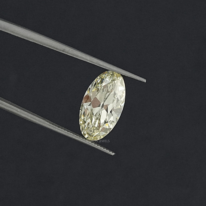 3.40 CT Old Mine Moval Cut Loose Diamond - JK